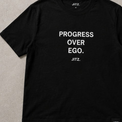Progress Over Ego — Black