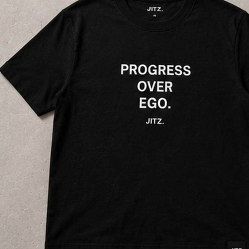 Progress Over Ego — Black