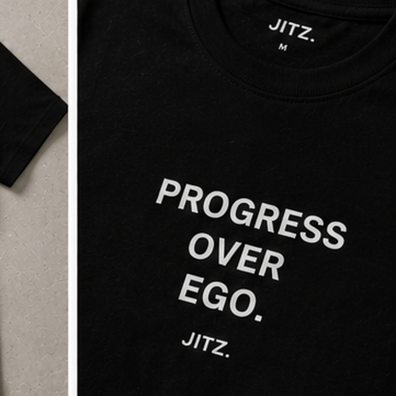 Progress Over Ego — Black