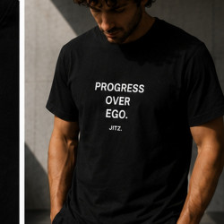 Progress Over Ego — Black