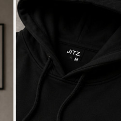 Essential Hoodie — Black | JITZ.