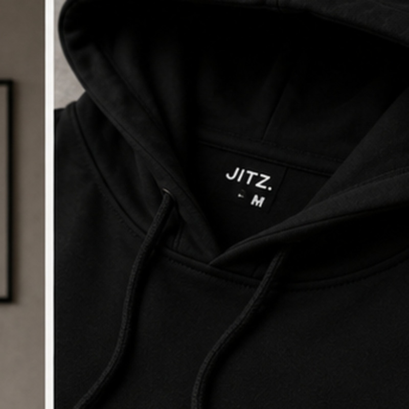 Essential Hoodie — Black