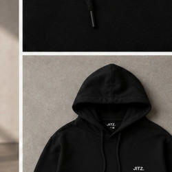 Essential Hoodie — Black | JITZ.