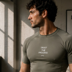 Short Sleeve Rashguard — Olive | JITZ.