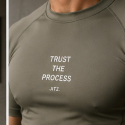 Short Sleeve Rashguard — Olive | JITZ.