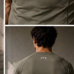 Short Sleeve Rashguard — Olive | JITZ.