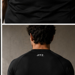 Short Sleeve Rashguard — Black | JITZ.