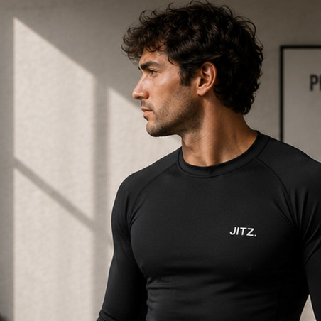 Long Sleeve Rashguard — Black | JITZ.