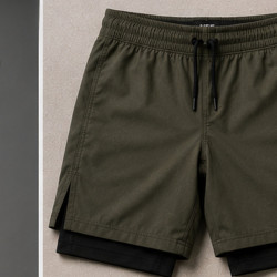 No-Gi Shorts 2-in-1 — Olive | JITZ.