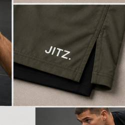 No-Gi Shorts 2-in-1 — Olive | JITZ.